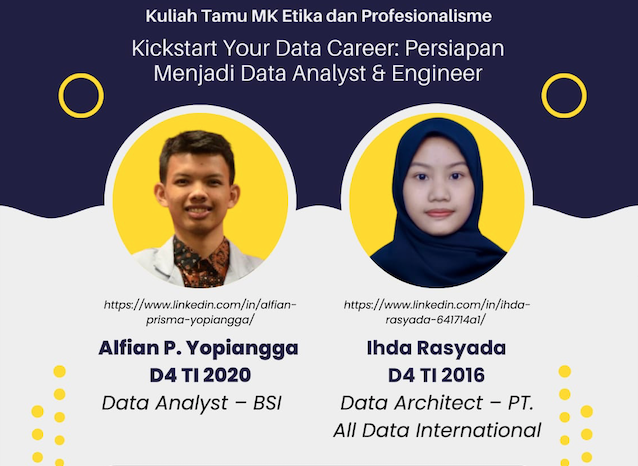 Kuliah Tamu | Kickstart Your Data Career: Persiapan Menjadi Data Analyst & Engineer